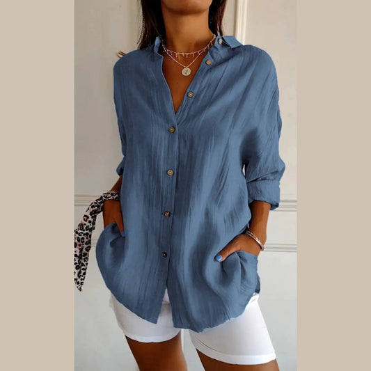 Bequeme Klassische Bluse