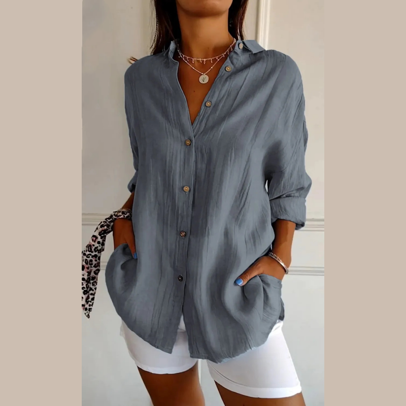 Bequeme Klassische Bluse